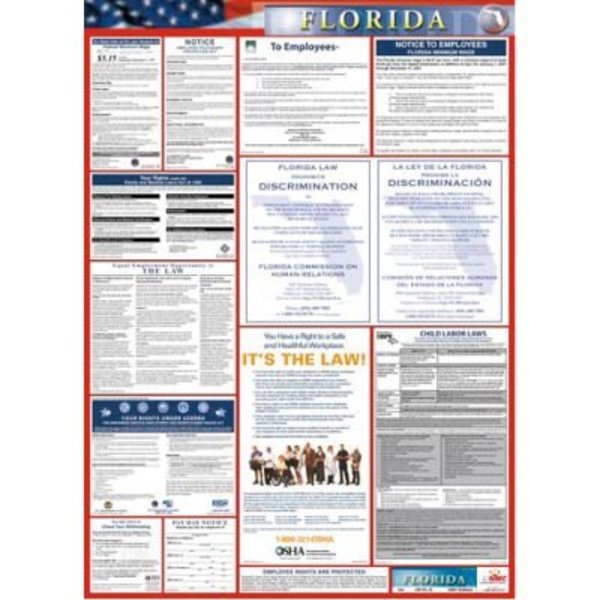 National Marker Co Labor Law Poster - Florida LLP-FL
